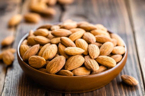 Handful of almonds
