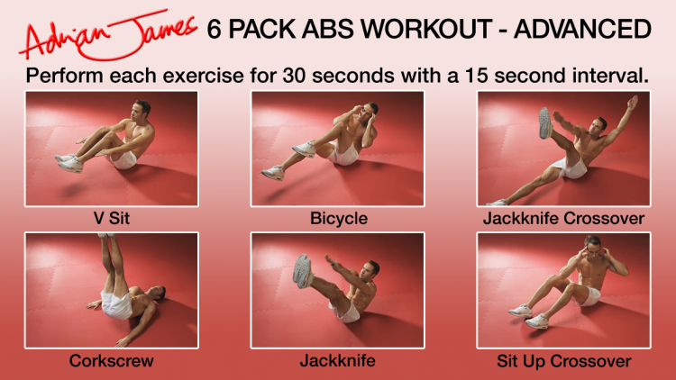 Adrian James 6 Pack Abs Workout