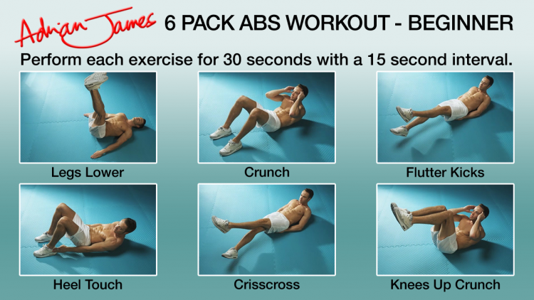 Workout routine best sale for 6 pack