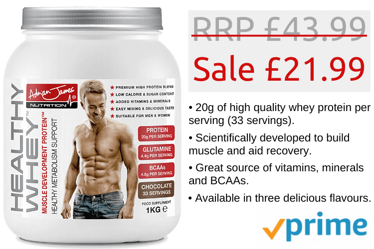 adrian james healthy whey